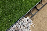 Obrzeża ogrodowe trawnikowe Geo-Bord czarne 78mm x 1m (50 szt.)
