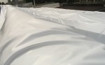 Plandeka PCV pod wymiar - okryciowa na przyczepy, hale, magazyny biała 650g